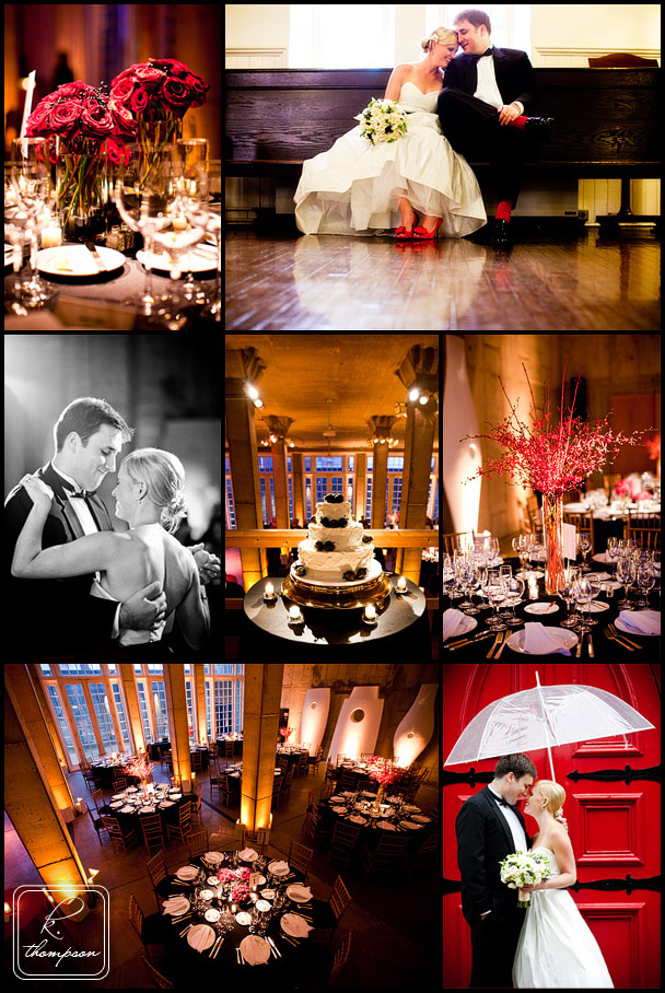 Red and black wedding at Halcyon House and Grace Episcopal Church in DC