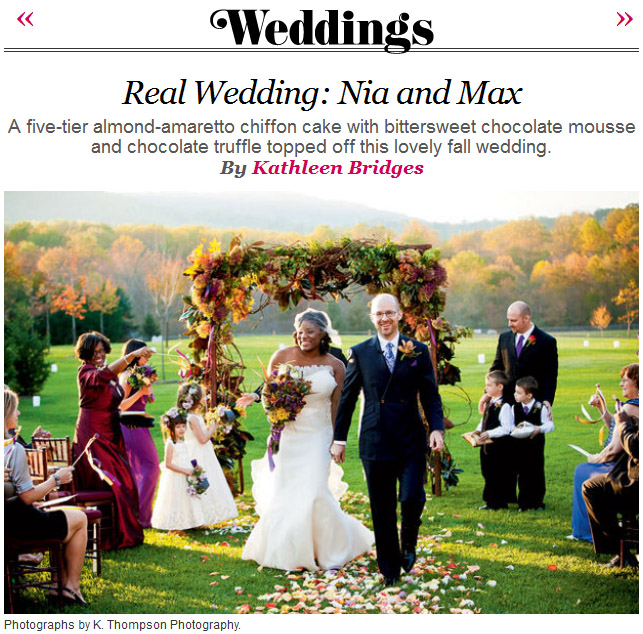 Fall ourdoor wedding at the Inn at Little Washington Real Wedding Feature on Washingtonian Bride & Groom Blog