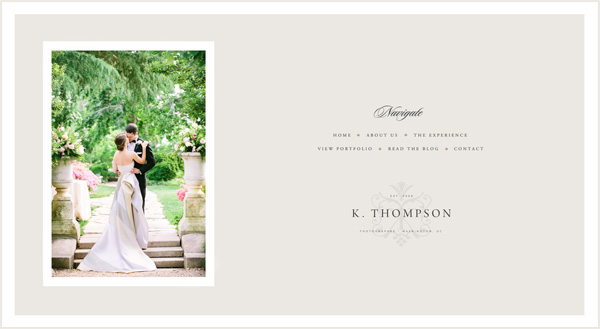 new k thompson photography website